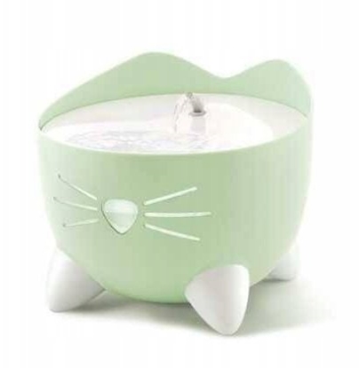 Изображение Catit Pixi Fountain Combo, zestaw poido Pixi 2,5l + miska, mitowo-zielony