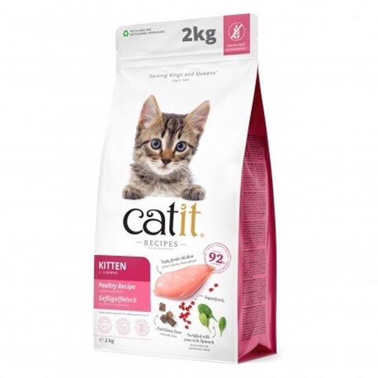 Picture of Catit Recipes Kitten, karma sucha, dla kocit, drób, 2kg