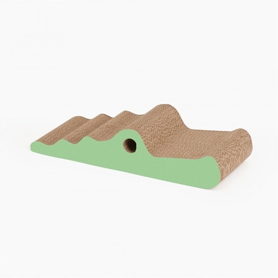 Изображение Catit Zoo Scratcher Krokodyl, drapak, dla kota, kartonowy, 44 x 18,5 x 9,5 cm