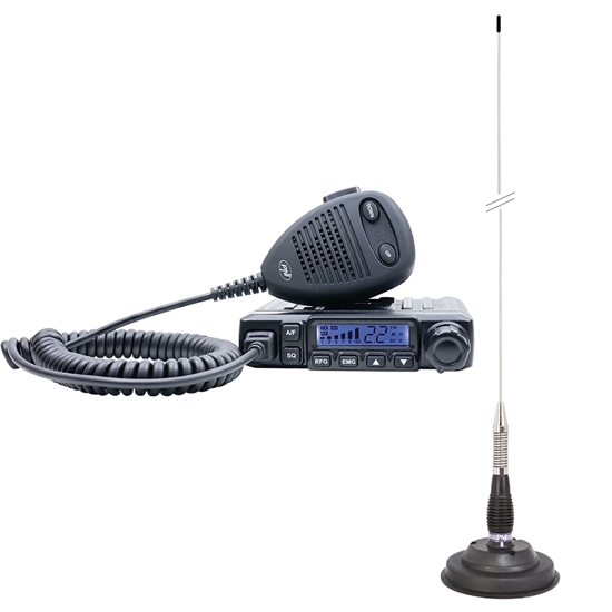 Picture of CB rācijas komplekts PNI Escort HP 8001L ASQ + HS81L austiņas + CB antena PNI ML70 ar magnētu