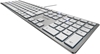 Изображение CHERRY KC 6000 SLIM keyboard USB QWERTZ German Silver