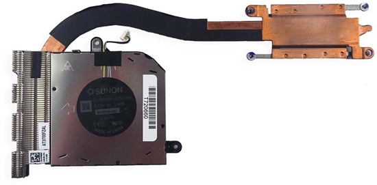 Picture of Chodzenie CPU Dell Radiator procesora z jednostk wentylacyjn dla Latitude 5430 (V0N0P)