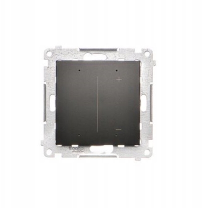 Picture of ciemniacz do arówek LED-owych Wi-Fi 2-200 W, 230V SIMON 54 GO czarny Kontakt Simon DESL1W.01/49