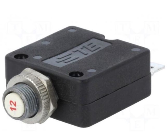 Picture of Circuit breaker; Urated: 250VAC; 50VDC; 12A; SPST-NC; Poles: 1