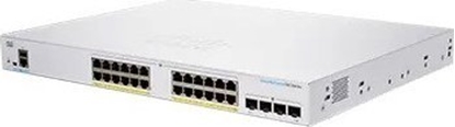 Attēls no Cisco Cisco switch CBS250-24FP-4G, 24xGbE RJ45, 4xSFP, PoE+, 370W - REFRESH