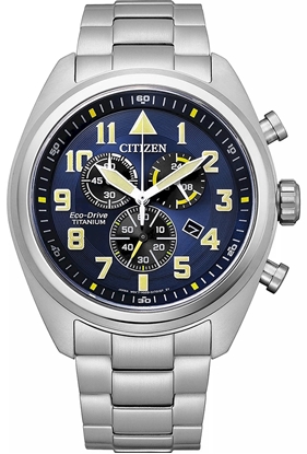 Изображение Citizen AT2480‑81L Eco‑Drive Super Titanium Chronograph Men’s Watch