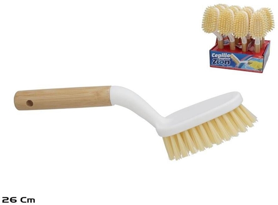 Изображение Cleaning Brush with Bamboo Handle, 26 x 6 x 7 cm