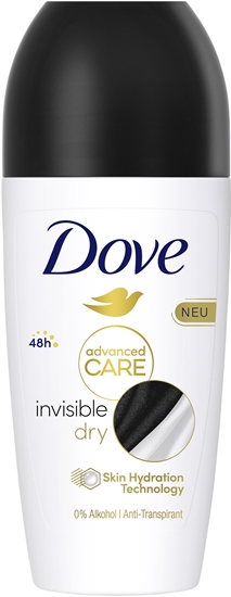 Изображение Clinique DOVE Advanced Care Invisible Dry Dezodorant antyperspirant dla kobiet roll-on, 50 ml