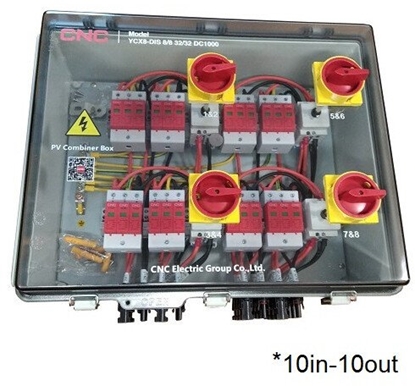 Attēls no CNC PV panel rozdzielczy DC 10in-10out IP66