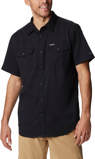 Picture of Columbia Utilizer II Solid Short Sleeve Shirt 1577762011 Czarne XL