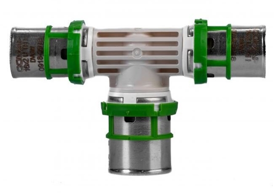 Picture of Comap Trójnik zaprasowywany red PPSU - 26x3-26x3-16x2 COMAP (DWZ)