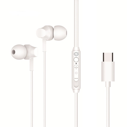 Изображение Conceptronic Headset In-Ear USB-C/Mikro/Bedien./+   1.20m ws