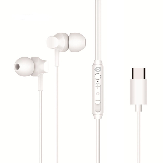 Picture of Conceptronic Headset In-Ear USB-C/Mikro/Bedien./+   1.20m ws