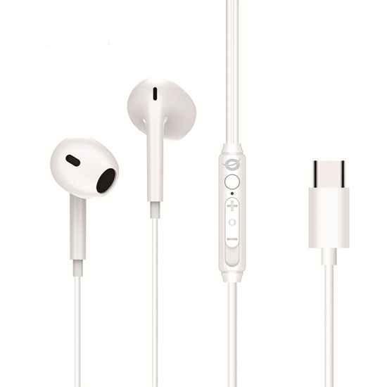 Picture of Conceptronic Headset Ohrhörer USB-C/Mikro/Bedien./+ 1.20m ws