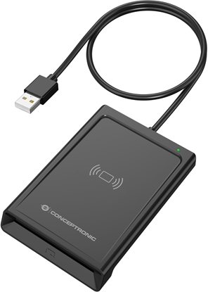Attēls no Conceptronic Smart-ID Kartenleser USB-A              schwarz