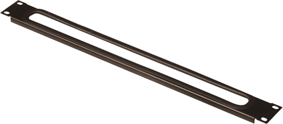 Изображение Conteg DP-01-VENT 19"-Durchführungspanel 1 HE, schwarz