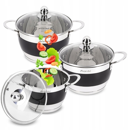 Picture of Cookware set 3 pcs (2.0L, 2.7L, 3.6L), 5765, Kamille