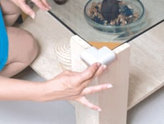 Picture of Corner Cushion Rubber From White Heat Sealed Blister