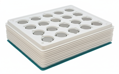 Attēls no CR2032 baterijas 3V Panasonic litija 2032 (industrial 20gb.iepakojumā), cena par 1 bateriju