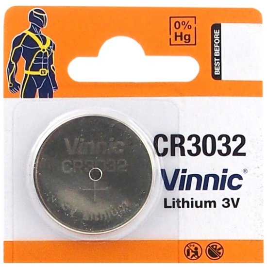 Picture of CR3032 baterijas Vinnic litija - iepakojumā 1 gb.