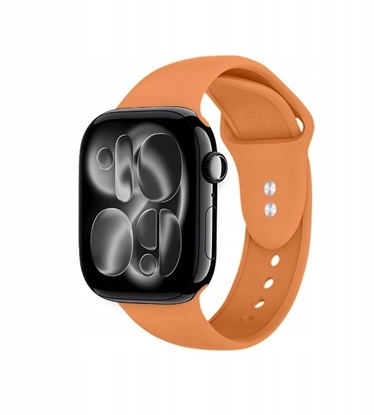 Attēls no Crong Crong Liquid - Pasek do Apple Watch 38/40/41/42 mm (pomaraczowy)