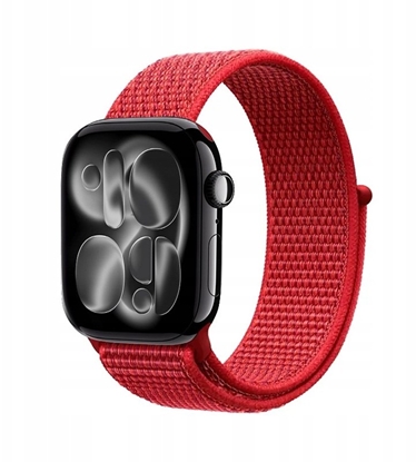 Attēls no Crong Crong Nylon - Pasek sportowy do Apple Watch 38/40/41/42 mm (Red Fusion)