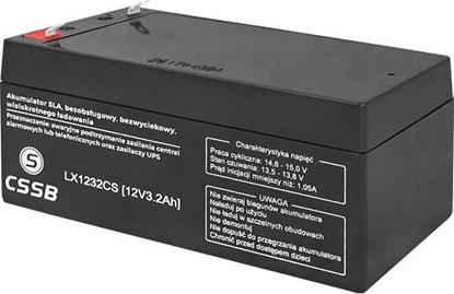 Picture of CSSB Akumulator elowy CSSB 12V 3.2Ah
