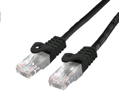 Изображение C-Tech C-TECH kabel patchcord Cat6, UTP, czarny, 0,5m