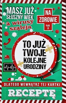 Picture of CZACHOROWSKI Karnet Urodziny zdrapka mix