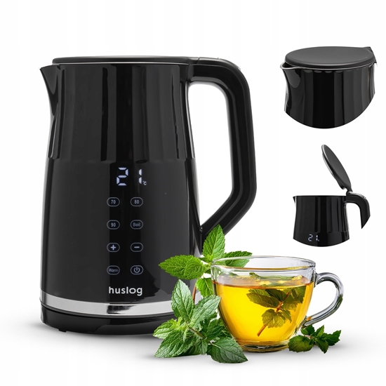 Picture of Czajnik Feel-Maestro Huslog ryflowany czajnik z panelem dotykowym czarny 1,7L 2200W