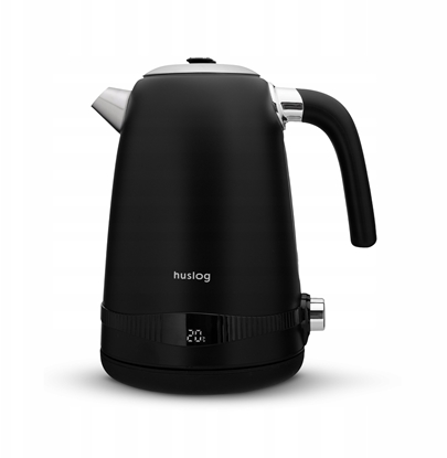 Изображение Czajnik Memflow Huslog czajnik retro z regulacj temperatury czarny 1,7L 2200W
