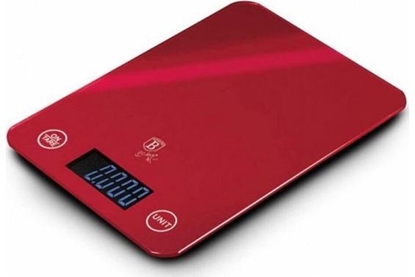 Picture of Daewoo DKS 45R kitchen scale, 5 kg, Measuring unit 1 g, Auto zero, LCD, Auto close/open, Red