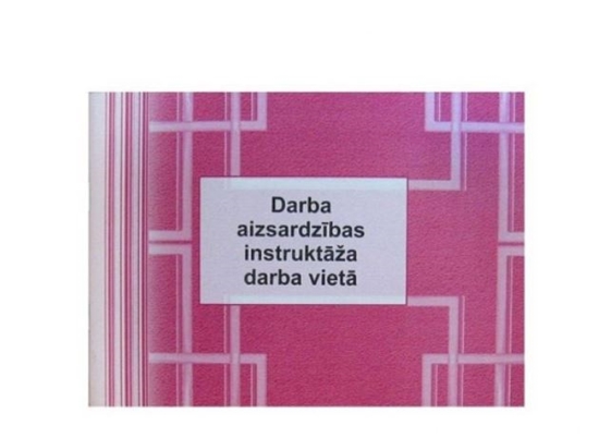 Picture of Darba aizsardzības instrukcija darba vietā, žurnāls, A5, 48 lpp.