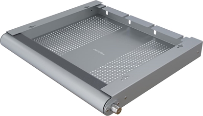 Picture of Dataflex Addit laptop security drawer, 622, for laptops, tablets, or smartphones, silver