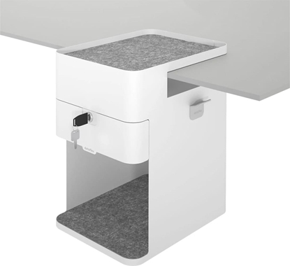 Picture of Dataflex Bento® desktop locker, 500, white