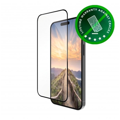 Picture of dbramante dbramante1928 eco-shield* - iPhone 16 Plus / 15 Plus - Black Edge, Apple, iPhone 16 Plus / 15 Plus, Dust resistant, Scratch resistant, Black, Transparent, 1 pc(s)