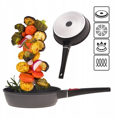 Attēls no Deep frying pan 24 cm with detachable handle, 4473, KAMILLE