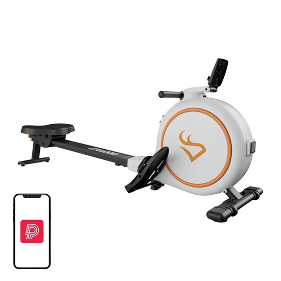 Picture of Deer Run RW600 Magnetic Rowing Machine (White)