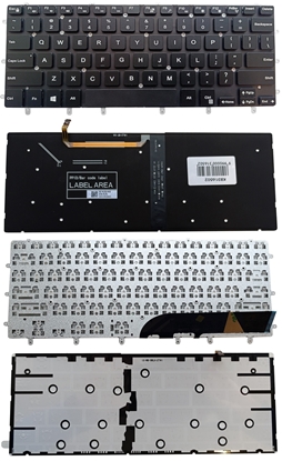 Attēls no Dell Klaviatra DELL Inspiron 7558, 7568, XPS 15 9550, 9560, 9570 z podwietleniem US