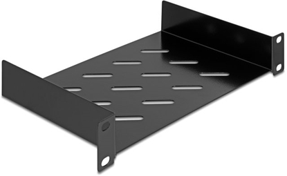 Picture of Delock 10″ 1U Shelf with ventilation slots up to 150 mm deep max. 25 kg load capacity