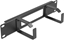 Изображение Delock 10″ Cable Management Routing Panel with opening and 2 hooks 1U black