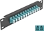 Picture of Delock 10″ Fiber Optic Patch Panel 12 Port LC Duplex aqua 1U black