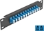 Изображение Delock 10″ Fiber Optic Patch Panel 12 Port LC Duplex blue 1U black