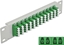 Изображение Delock 10″ Fiber Optic Patch Panel 12 Port LC Quad green 1U grey