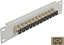 Изображение Delock 10″ Fiber Optic Patch Panel 12 Port SC Simplex beige 1U grey