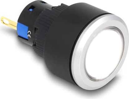 Picture of Delock 16 mm Plastic Indicator Light white / solder connection