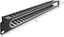 Attēls no Delock 19″ 1U Cable Management Routing Panel with opening and edge protection black