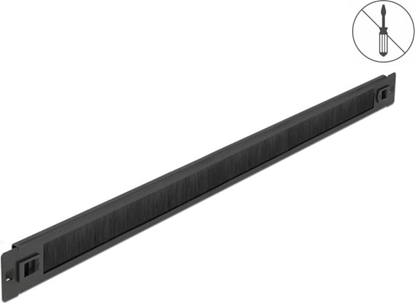 Picture of Delock 19″ Cable Management Brush Strip tool free 1U black