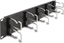 Изображение Delock 19″ Cable Management Routing Panel with 10 metal hooks 2U black