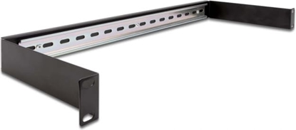 Изображение Delock 19″ DIN rail Panel 1U black